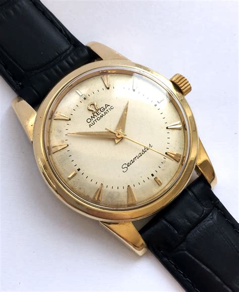 vintage gold omega seamaster automatic|vintage omega seamaster price guide.